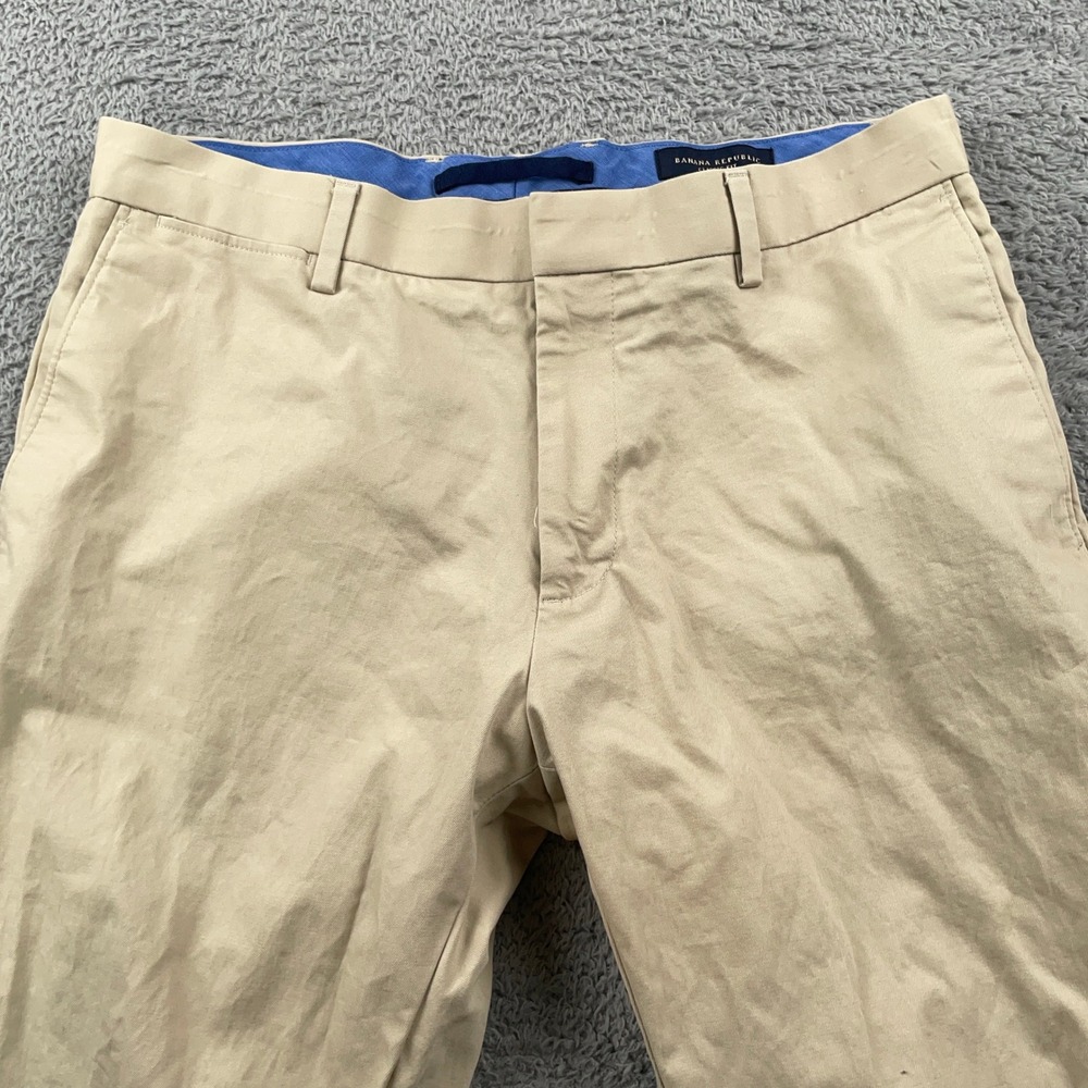 Banana Republic Pants Mens 32x30 Beige Classic Fit Chino Khaki Cotton Casual